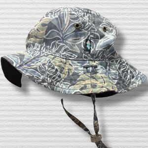 Dozer Kids Reversible Bucket Hat Tropical Print Size 51cm (2–5 Years)